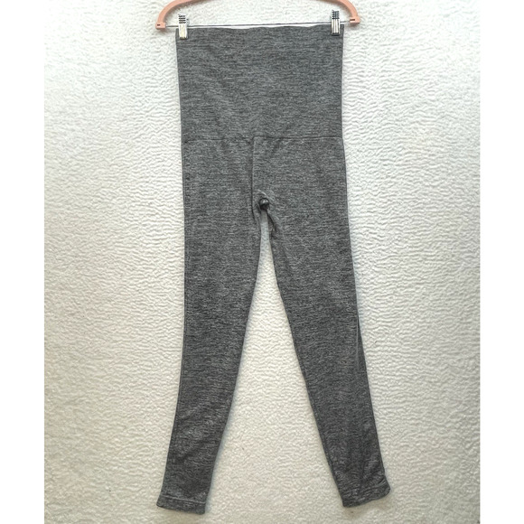 Mother Tucker Belly Bandit Leggings Large Gray Postpartum Compression High Rise - Picture 2 of 9
